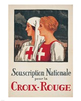 Framed Jules Courvoisier - Souscription Croix-Rouge