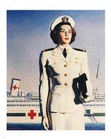 Framed Navy Nurse