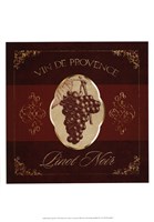Framed Wine Label IV