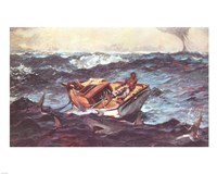 Framed Winslow Homer Storm