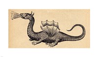 Framed Medieval Dragon II