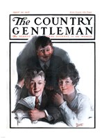 Framed Country Gentleman Magazine, April 20, 1918