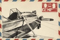 Framed Small Vintage Air Mail I