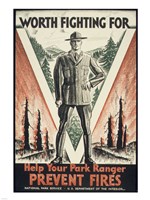 Framed Worth Fighting for, Help Your Park Ranger Prevent Fires