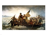 Framed Washington Crossing the Delaware by Emanuel Leutze