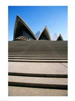 Framed Low angle view of an opera house, Sydney Opera House, Sydney, New South Wales, Australia