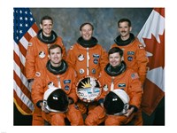 Framed Atlantis STS-74 Crew