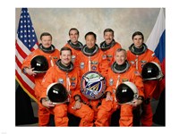Framed Atlantis STS-106 Crew