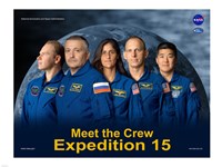 Framed Expedition 15 Crew Poster