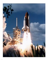 Framed STS-80 Launch