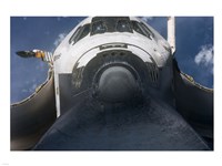 Framed STS-129 Atlantis Rendezvous Pitch Maneuver