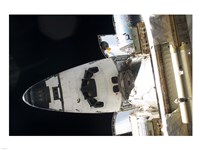 Framed STS132 Atlantis in orbit