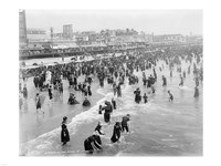 Framed Beach at Atlantic City