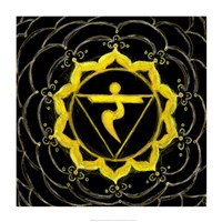 Framed Manipura - Solar Plexus Chakra, Sparkling Jewel