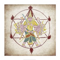 Framed Chakra Ayudhapurusha