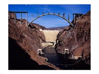 Framed Hoover Dam Bypass Bridge