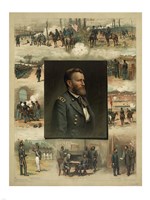 Framed Civil War Grant from West Point to Appomattox