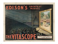 Framed Edisons Vitascope