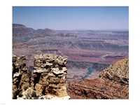 Framed Grand Canyon river view, Arizona