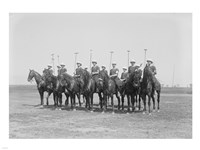 Framed Police Show Polo Team