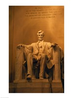 Framed USA, Washington DC, Lincoln Memorial