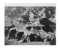 Framed View of rock formations, Grand Canyon National Park,  Arizona, 1933