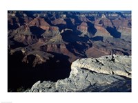Framed Wide Angle View of the Grand Canyon National Park