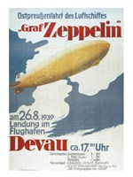 Framed Zeppelin in Devau 1939