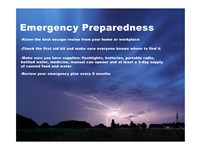 Framed Emergency Preparedness