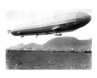 Framed Zeppelin Airship LZ 11 Viktoria Luise on May 5, 1912 in Marburg