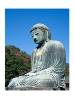 Framed Daibutsu Great Buddha, Kamakura, Honshu, Japan Side View