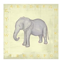 Framed Elephant Alphabet