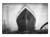 Framed Titanic at the Thompson Graving Dock