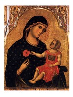 Framed Madonna of the Poppy