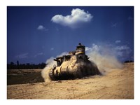 Framed M3 Lee Tank, Training Exercises, Fort Knox, Kentucky