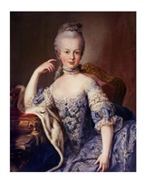 Framed Portrait of Marie Antoinette