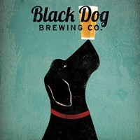Framed Black Dog Brewing Co Square