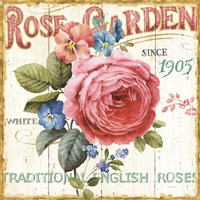 Framed Rose Garden I