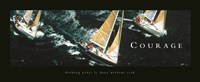 Framed Courage-Sailboats