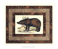 Framed Rustic Bear