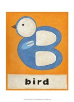 Framed B is for Bird