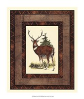 Framed Rustic Deer