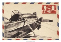 Framed Vintage Airmail I
