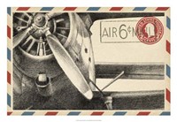 Framed Vintage Airmail II