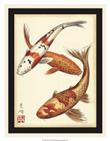 Framed Koi Fish I