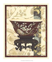 Framed Asian Tapestry II