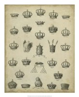 Framed Heraldic Crowns & Coronets II