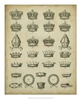 Framed Heraldic Crowns & Coronets IV