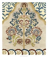 Framed Tapestry Tree I