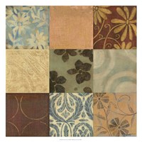 Framed Textile Patterns 9-patch